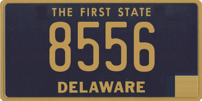 DE license plate 8556
