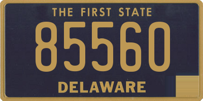 DE license plate 85560