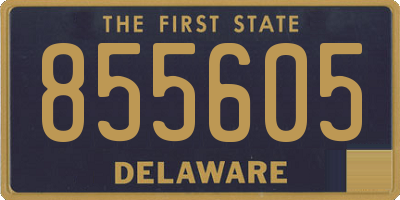 DE license plate 855605