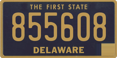 DE license plate 855608