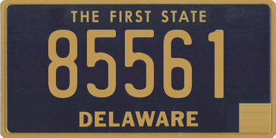 DE license plate 85561