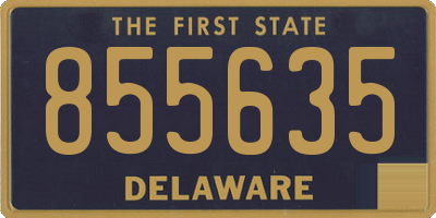 DE license plate 855635
