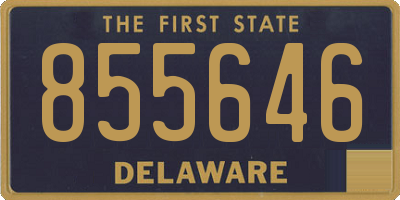 DE license plate 855646