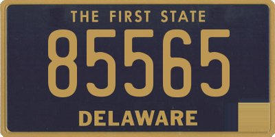 DE license plate 85565