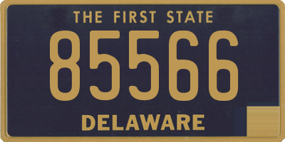 DE license plate 85566