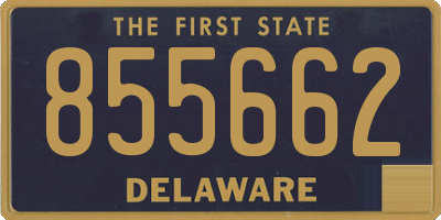 DE license plate 855662