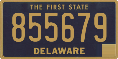 DE license plate 855679