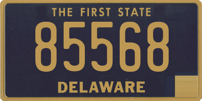 DE license plate 85568