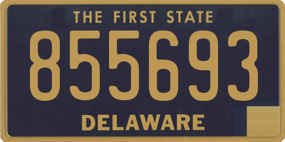 DE license plate 855693