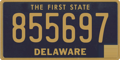 DE license plate 855697