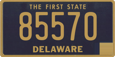 DE license plate 85570