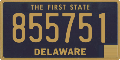 DE license plate 855751