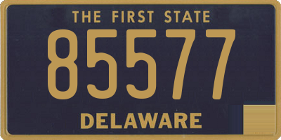 DE license plate 85577