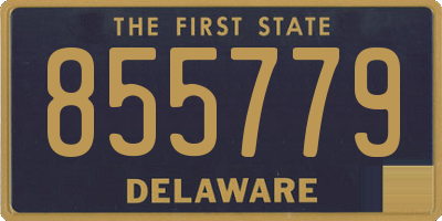 DE license plate 855779