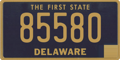 DE license plate 85580