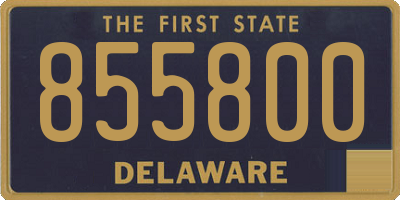 DE license plate 855800