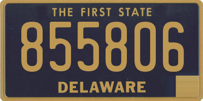 DE license plate 855806