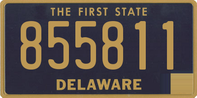 DE license plate 855811