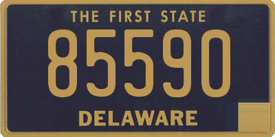 DE license plate 85590