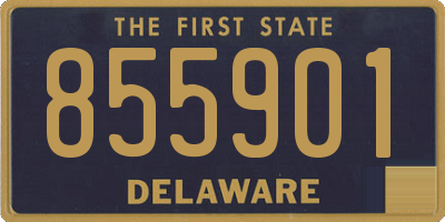 DE license plate 855901