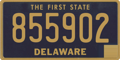 DE license plate 855902