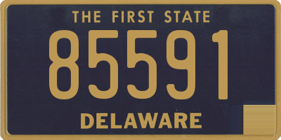 DE license plate 85591