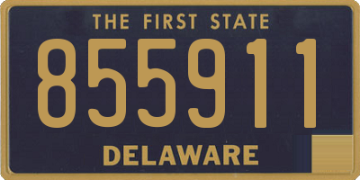 DE license plate 855911