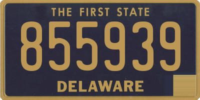 DE license plate 855939