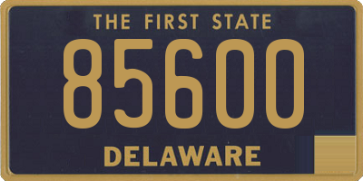 DE license plate 85600