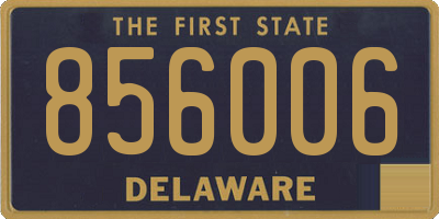 DE license plate 856006