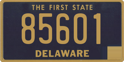 DE license plate 85601