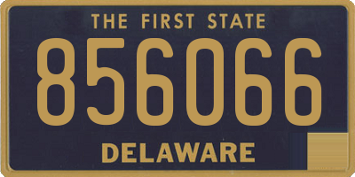 DE license plate 856066