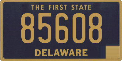 DE license plate 85608
