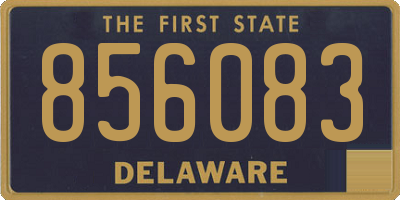 DE license plate 856083