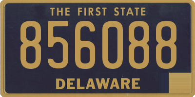 DE license plate 856088