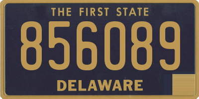 DE license plate 856089