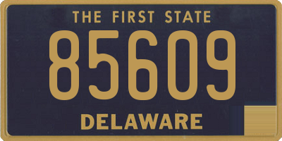 DE license plate 85609
