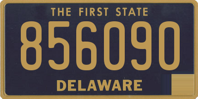 DE license plate 856090