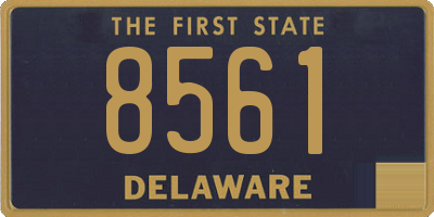 DE license plate 8561