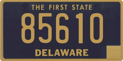 DE license plate 85610