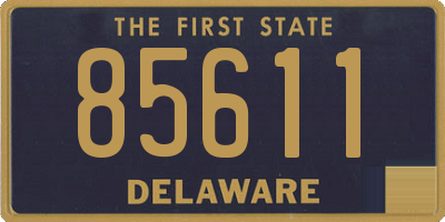 DE license plate 85611