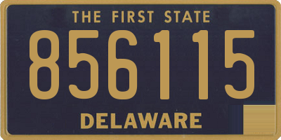DE license plate 856115