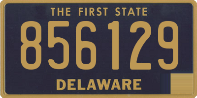 DE license plate 856129