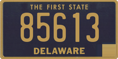 DE license plate 85613
