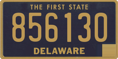 DE license plate 856130