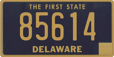 DE license plate 85614