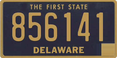 DE license plate 856141