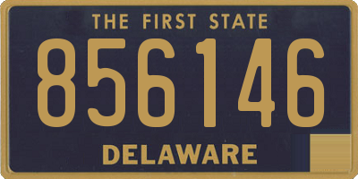 DE license plate 856146