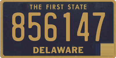 DE license plate 856147