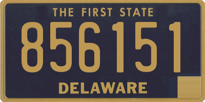 DE license plate 856151